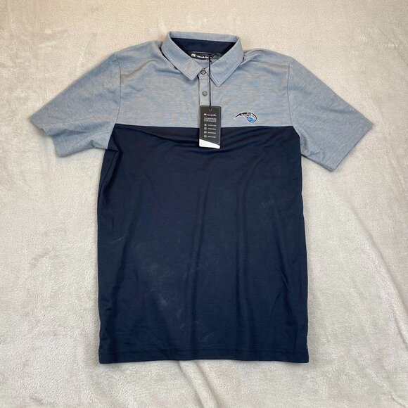 NWT Travis Mathew Mens Polo Shirt Medium The Rudds 2.0 Short Sleeve Stretch Gray - Picture 10 of 11